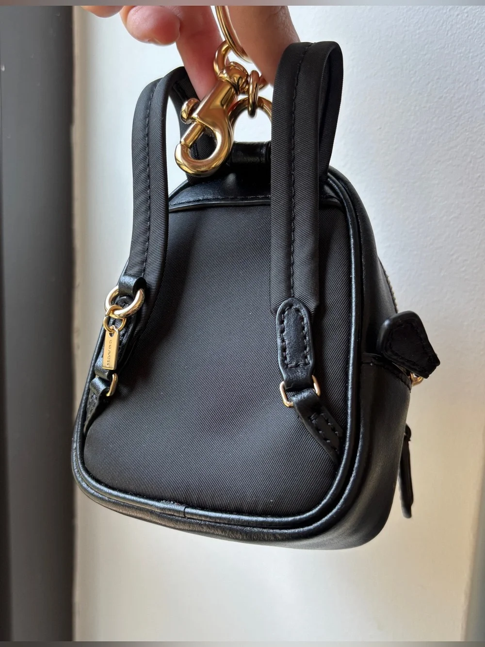 COACH Mini Court Backpack Bag Charm - Picture 6 of 8